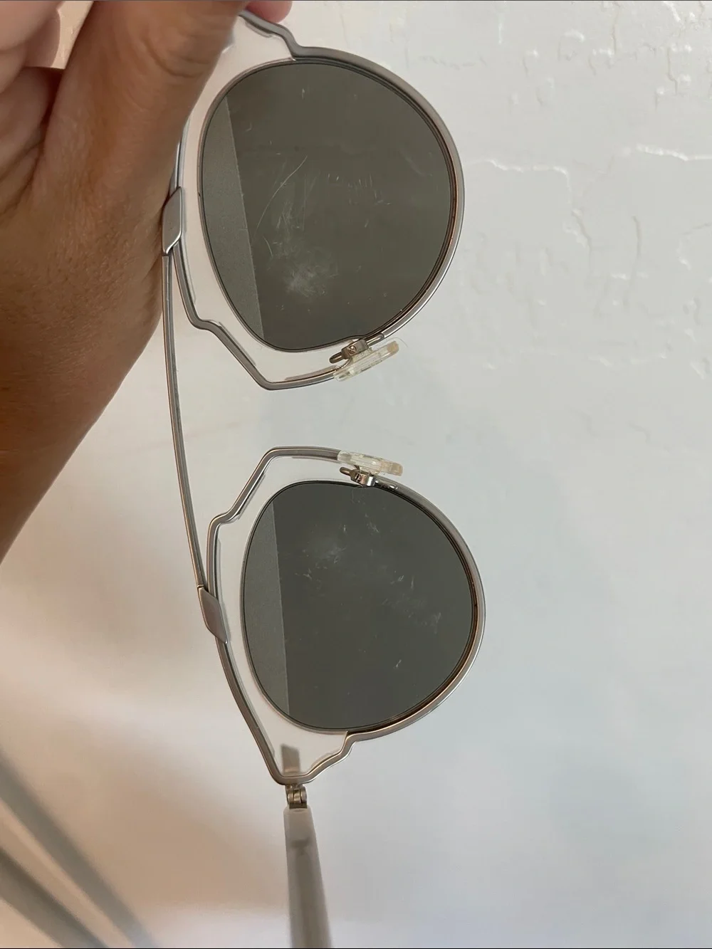 Dior sun glasses Silver